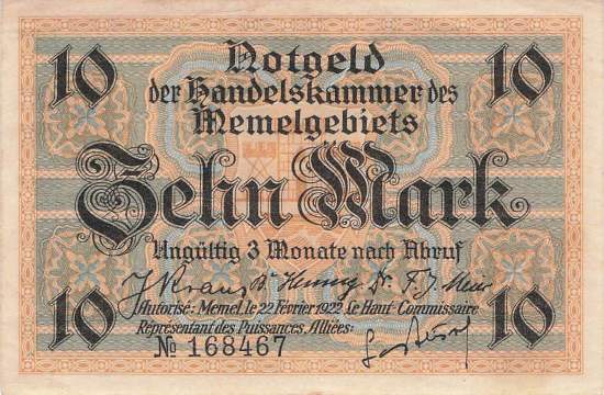 10 Mark 1922